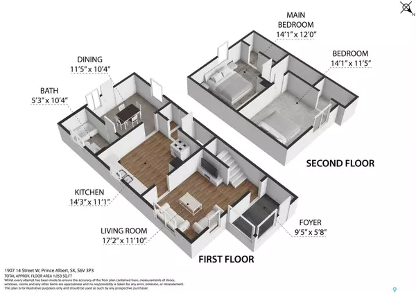 1907 14th STREET W, Prince Albert, SK S6V 3P3