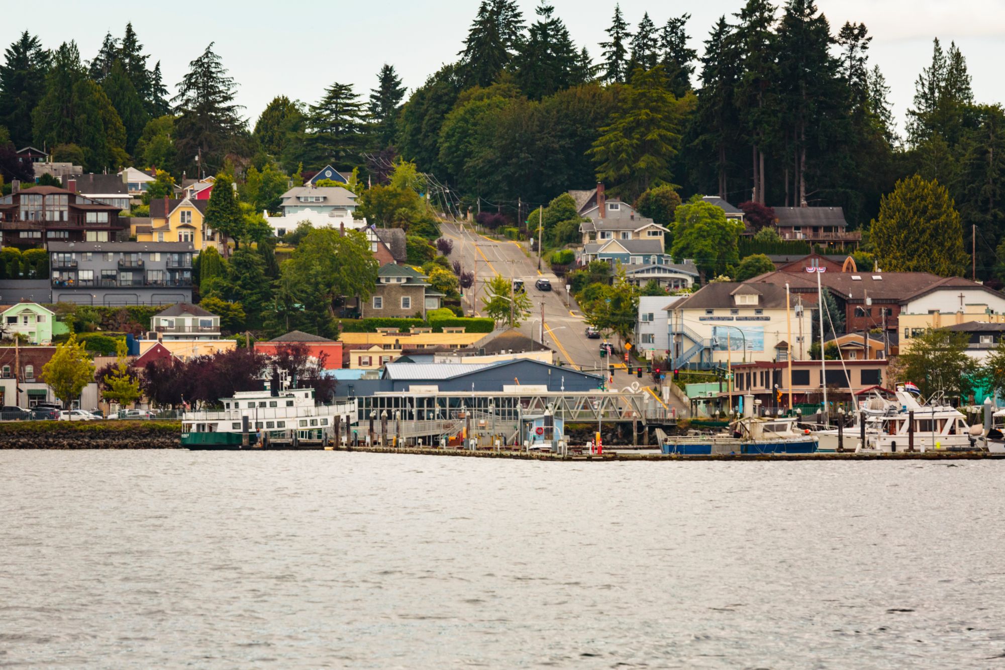 Port Orchard Washington waterfront and marina views