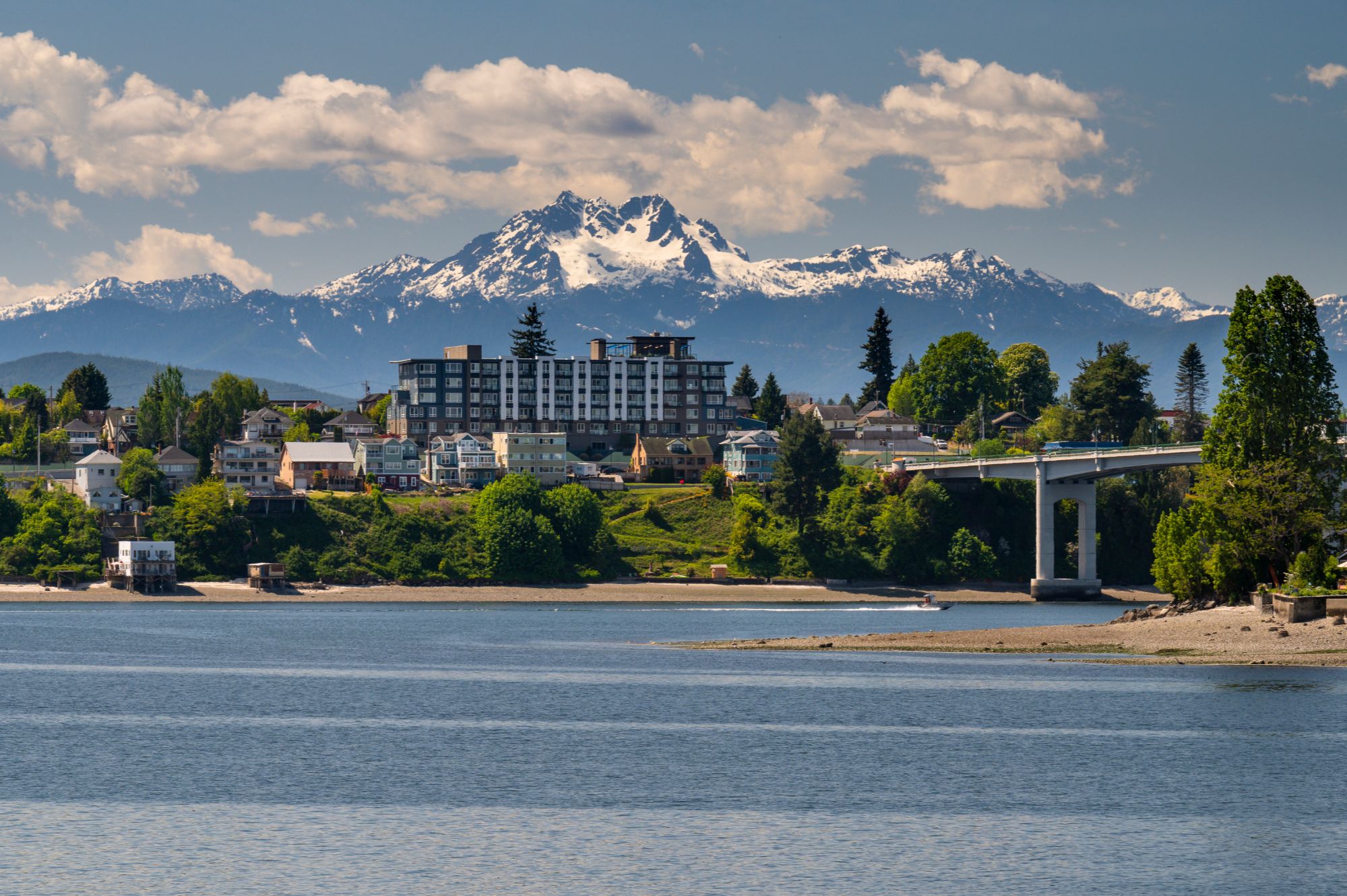 Bremerton waterfront and downtown skyline