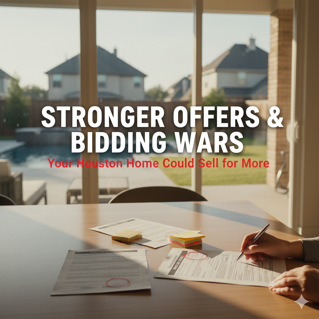 Agents reviewing mortgage rate trends in Houston real estate market