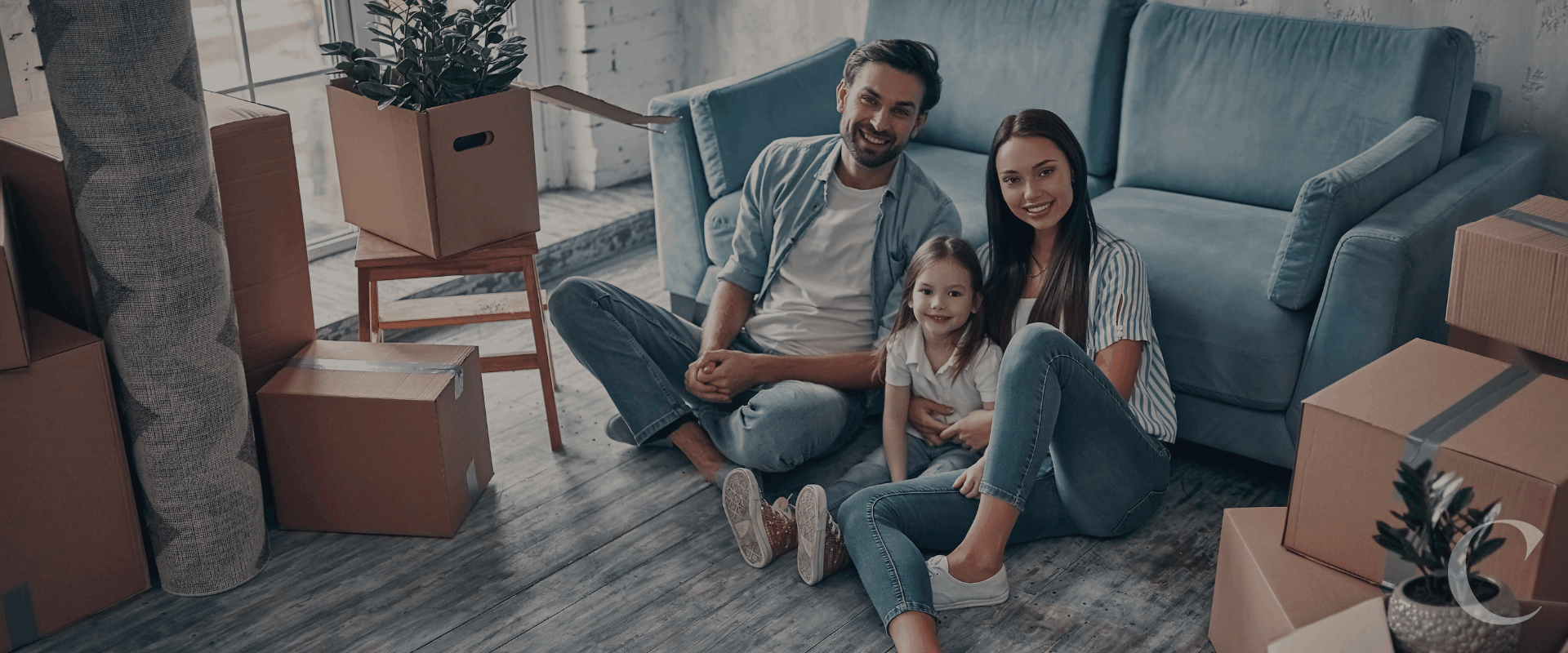 Asian family arriving at a new Texas home with support from Chambers Properties Group