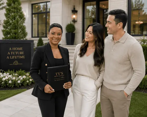 Ty out showing a home