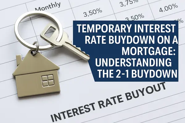 Temporary Interest Rate Buydown on a Mortgage: Unraveling the 2-1 Buydown,Yitzchak Pierson