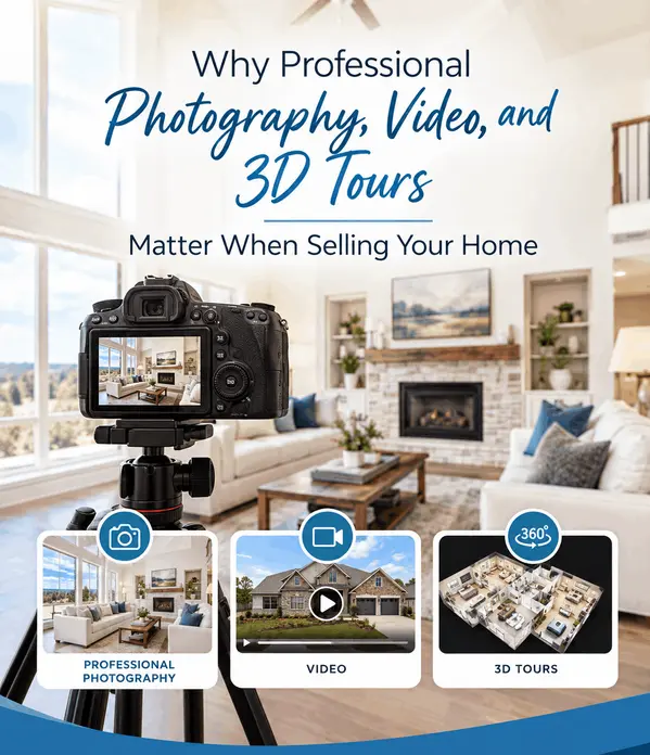 Why Professional Photography, Video, and 3D Tours Matter When Selling Your Home