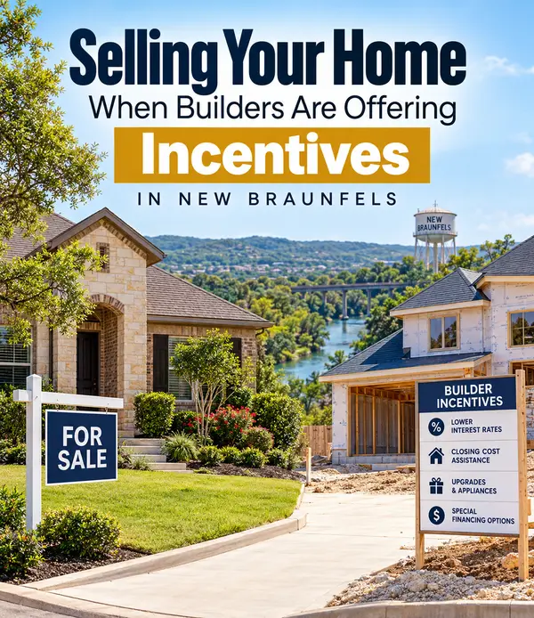 Selling Your Home When Builders Are Offering Incentives in New Braunfels,Yitzchak Pierson