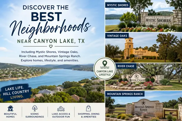 Best Neighborhoods Near Canyon Lake, Texas (2026 Homebuyer Guide),Yitzchak Pierson