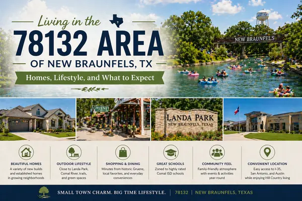 Living in the 78132 Area of New Braunfels, TX: Homes, Lifestyle, and What to Expect,Yitzchak Pierson