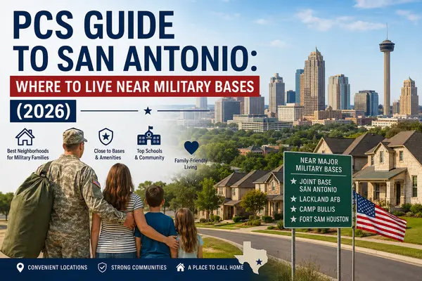 PCS Guide to San Antonio: Where to Live Near Military Bases (2026),Yitzchak Pierson