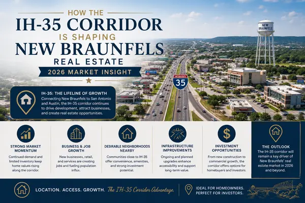 How the IH-35 Corridor Is Shaping New Braunfels Real Estate (2026 Market Insight),Yitzchak Pierson
