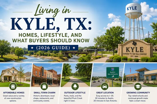 Living in Kyle TX: Homes, Lifestyle, and What Buyers Should Know (2026 Guide),Yitzchak Pierson