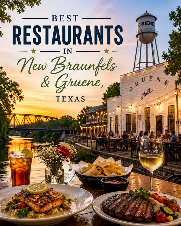 Best Restaurants in New Braunfels & Gruene, Texas,Yitzchak Pierson