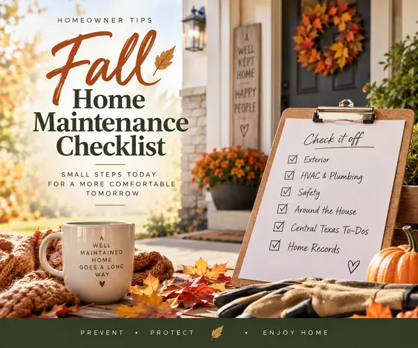 Fall Home Maintenance Checklist,Yitzchak Pierson