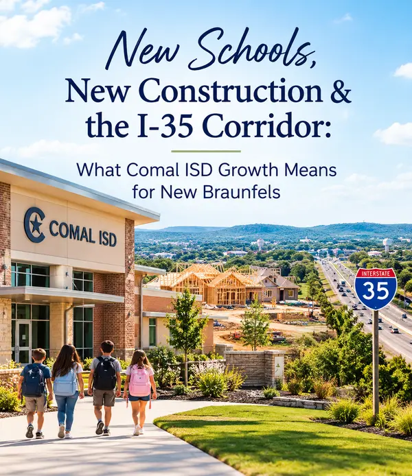 New Schools, New Construction & the I-35 Corridor: What Comal ISD Growth Means for New Braunfels,Yitzchak Pierson