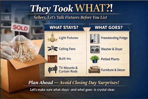 They Took WHAT?! Sellers, Let’s Talk Fixtures Before You List,Cheryl Dillon