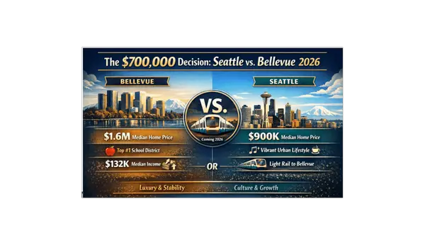 Seattle vs. Bellevue Real Estate in 2026: The $700,000 Housing Decision Buyers Are Facing,Cheryl Dillon