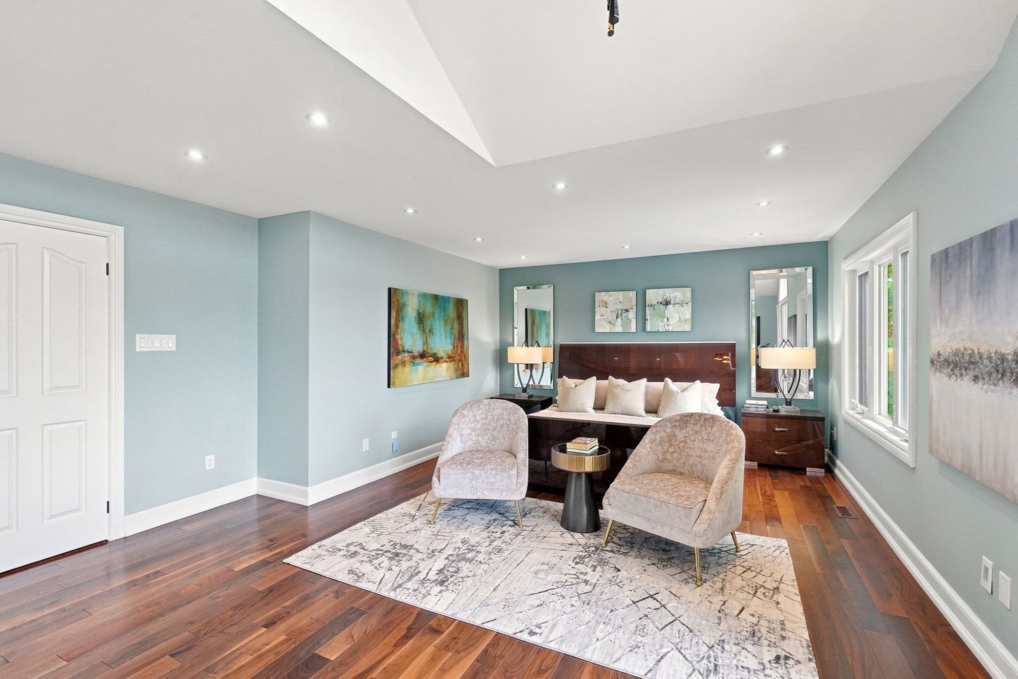 Residential interior photograph accompanying an article about home organization and household management