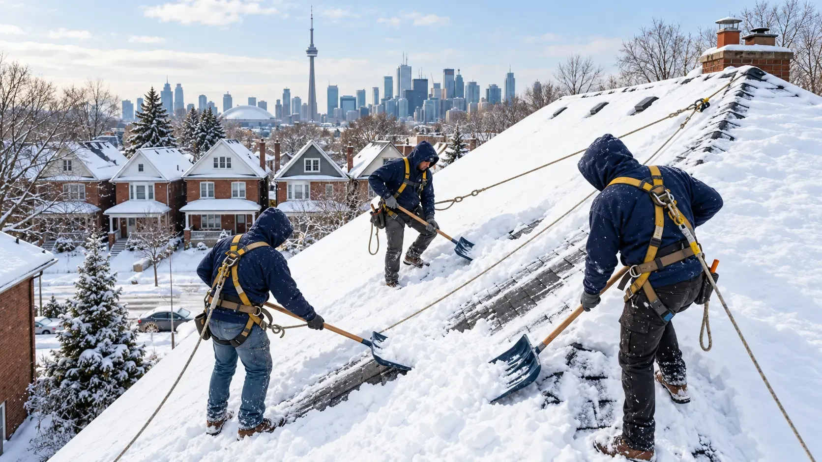 Editorial photograph accompanying winter home-care and home-watch planning