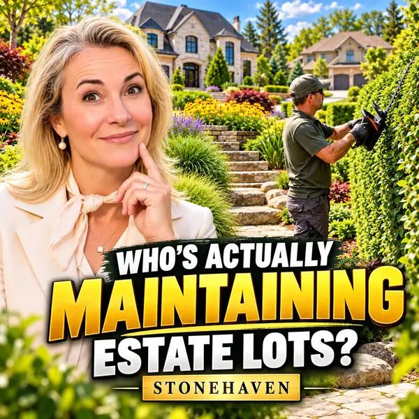 Who's Actually Maintaining the Estate Lots in Stonehaven?