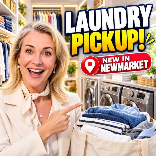 The Errand Nobody Misses: Laundry Pickup Comes to Newmarket