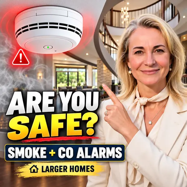 Home Fire Safety in Newmarket & Aurora: Smoke and CO Alarms in Larger Homes