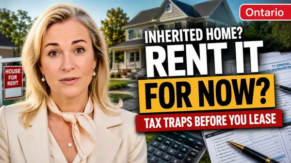 Renting Out an Inherited Home "For Now" in Ontario: Tax Considerations Before You Lease