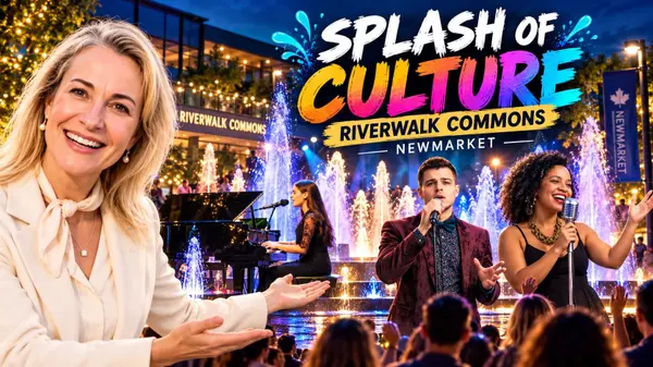 Splash of Culture Newmarket: When the Riverwalk Commons Water Feature Became a Stage