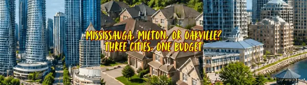 Oakville vs Mississauga vs Milton: Where Your Money Goes Further in 2026