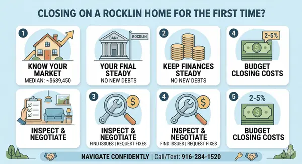 8 Things Every First-Time Homebuyer in Rocklin Should Know Before Closing