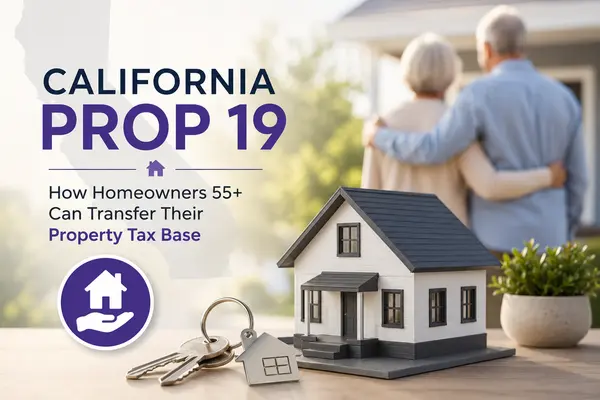California Prop 19: How Homeowners 55+ Can Transfer Their Property Tax Base