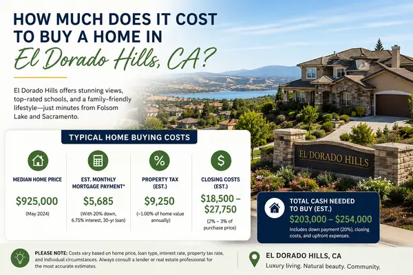 How Much Does It Cost to Buy a Home in El Dorado Hills, CA?