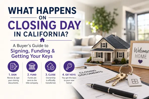 What Happens on Closing Day in California? A Buyer's Guide to Signing, Funding & Getting Your Keys