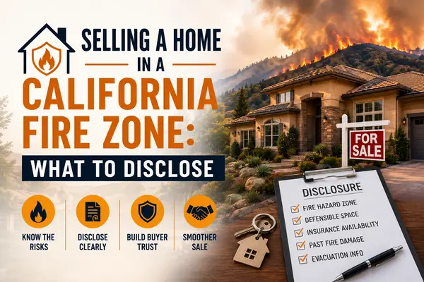 Selling a Home in a California Fire Zone: What to Disclose