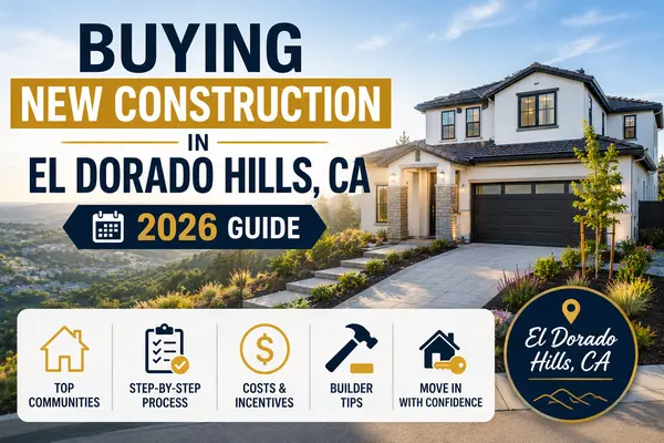 Buying New Construction in El Dorado Hills, CA (2026 Guide)