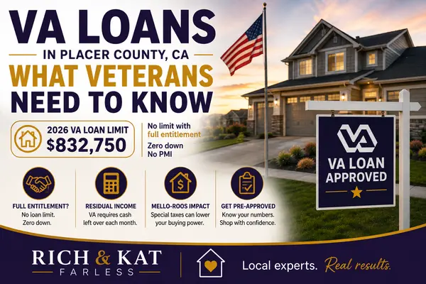 VA Loans in Placer County, CA: What Veterans Need to Know