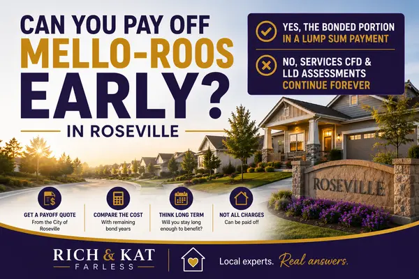 Can You Pay Off Mello-Roos Early in Roseville?