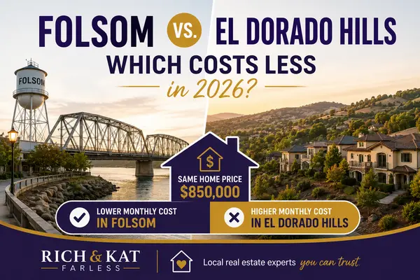 Folsom vs. El Dorado Hills: Which Costs Less in 2026?