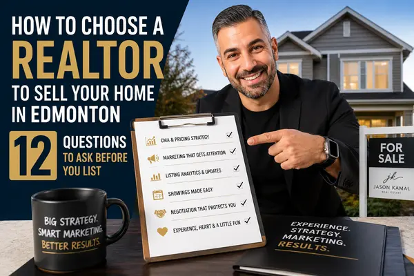 feature image of How to Choose a Realtor to Sell Your Home in Edmonton: 12 Questions to Ask Before You List
