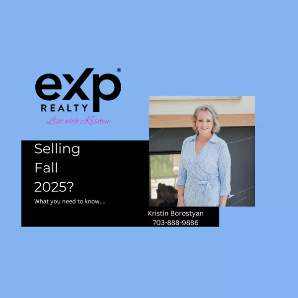Selling Fall 2025 Northern VA, Fairfax County, VA