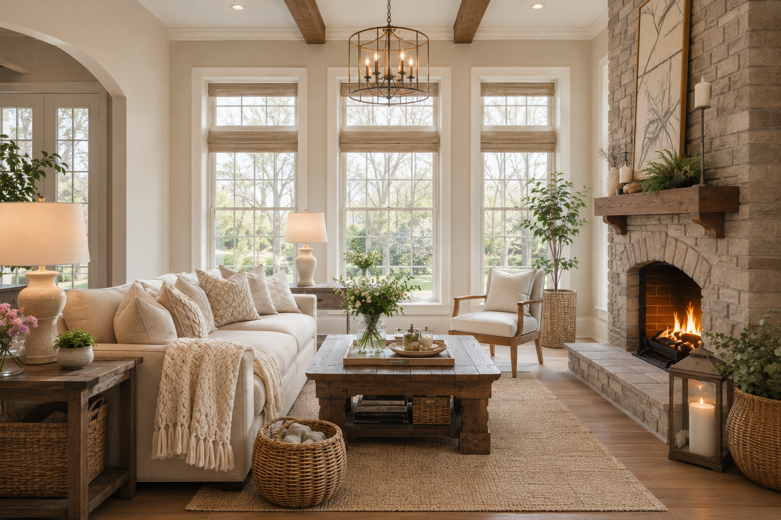 Professionally photographed home prepared for market