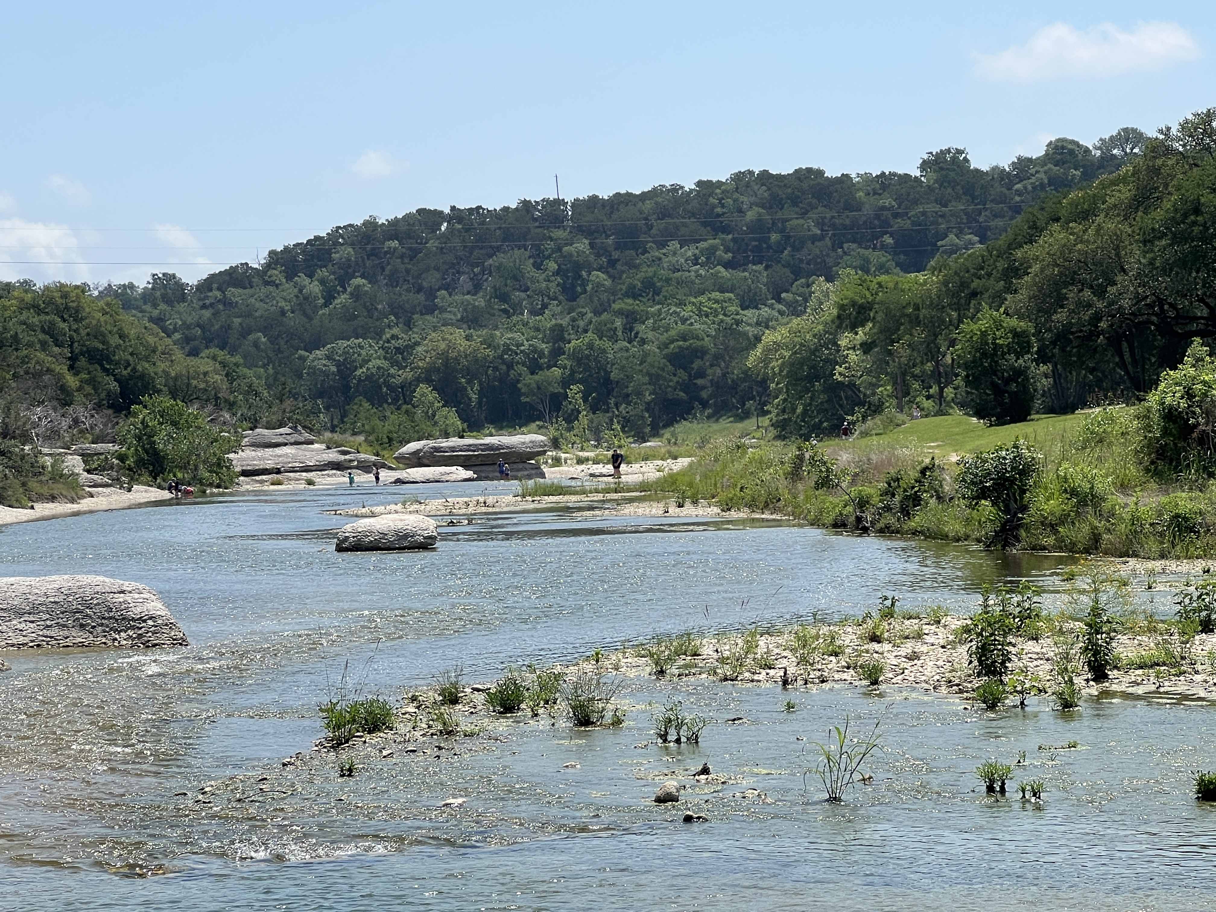 San Gabriel River near Gabriels Overlook Georgetown Texas