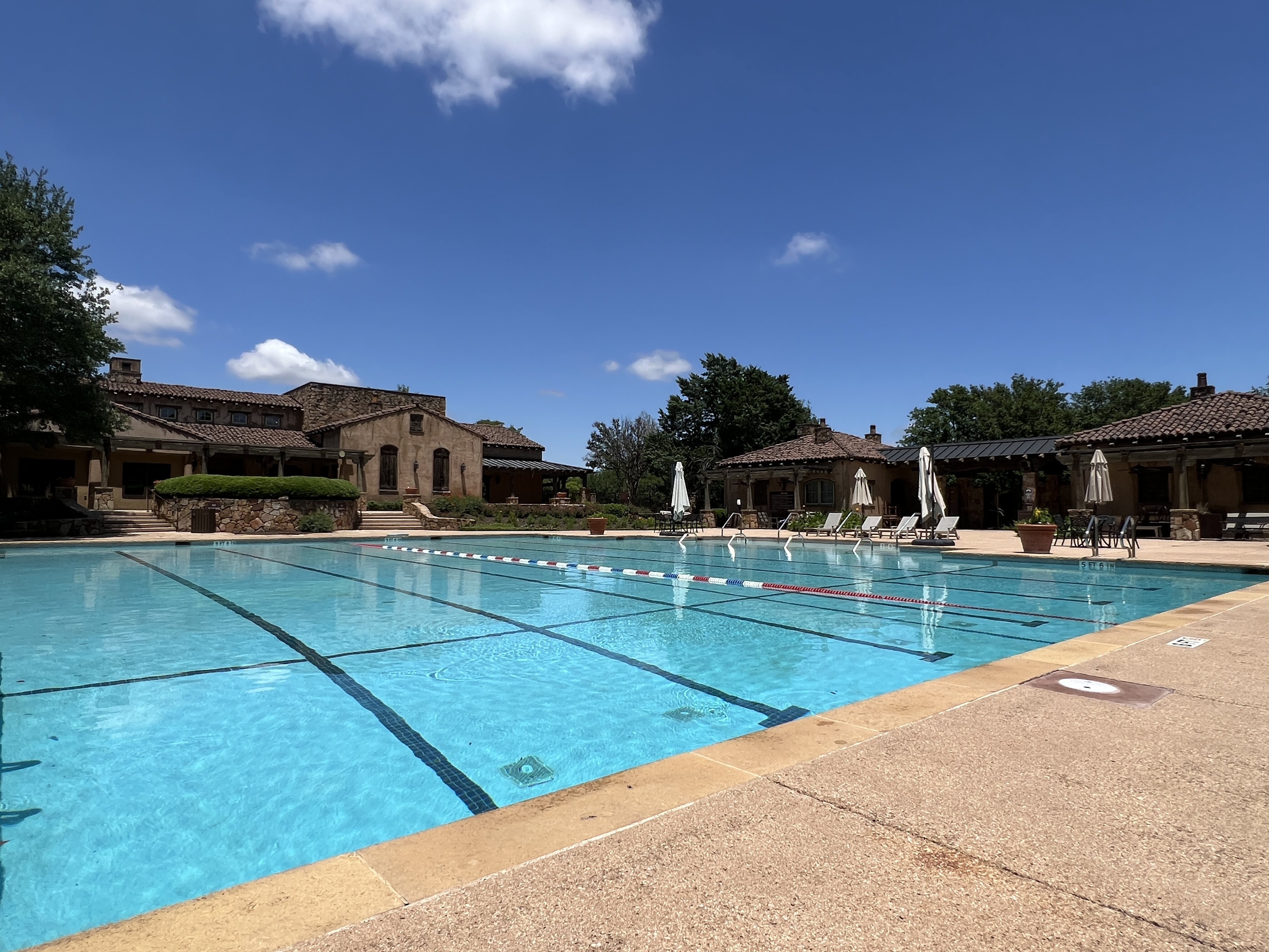 Cimarron Hills community pool in Georgetown Texas