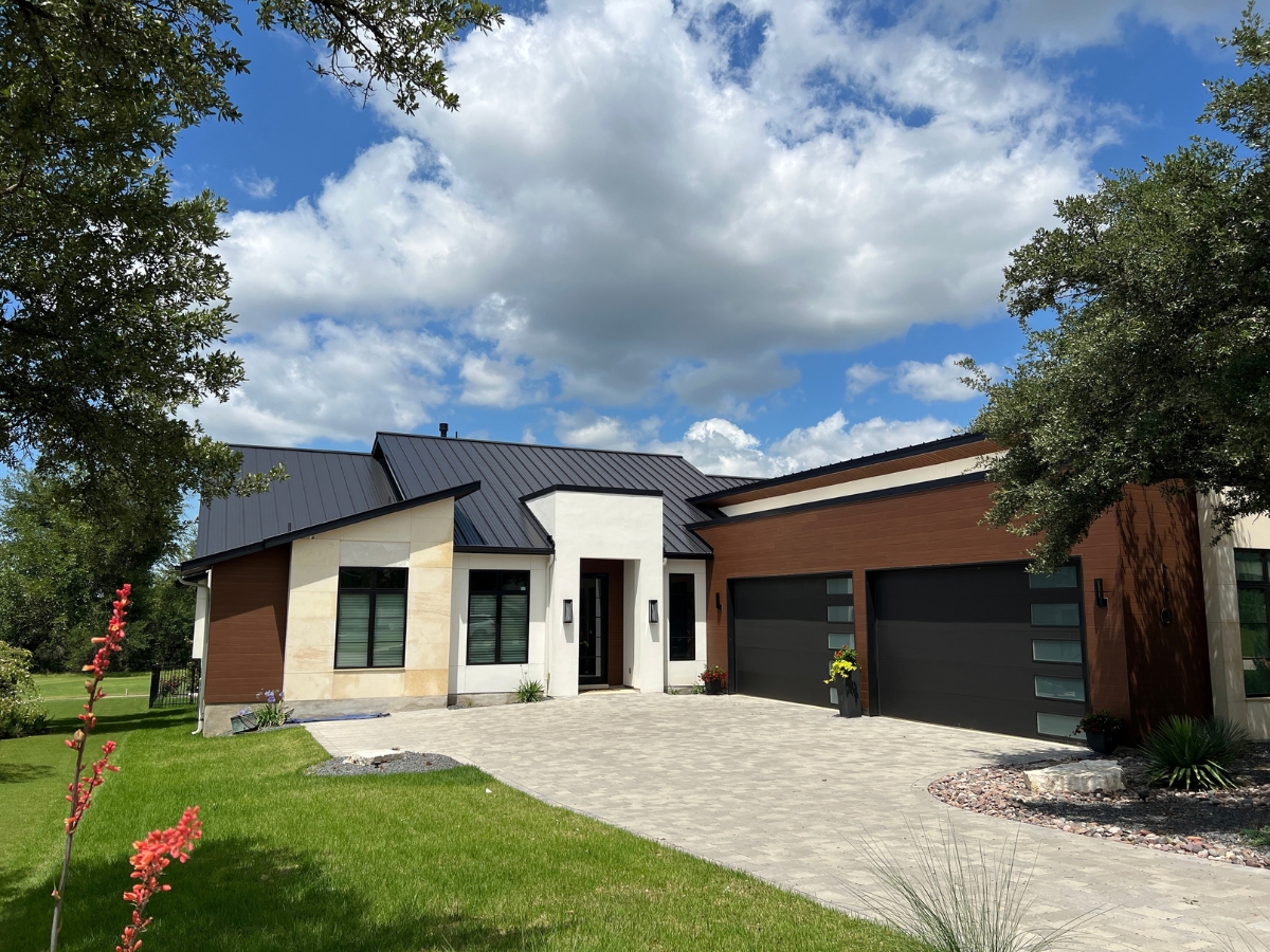 Modern custom home in Cimarron Hills neighborhood