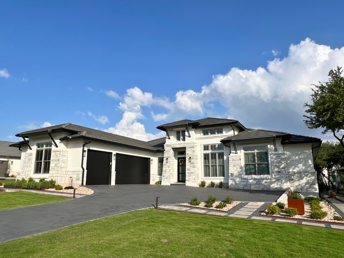 Upscale home exterior in Cimarron Hills Georgetown