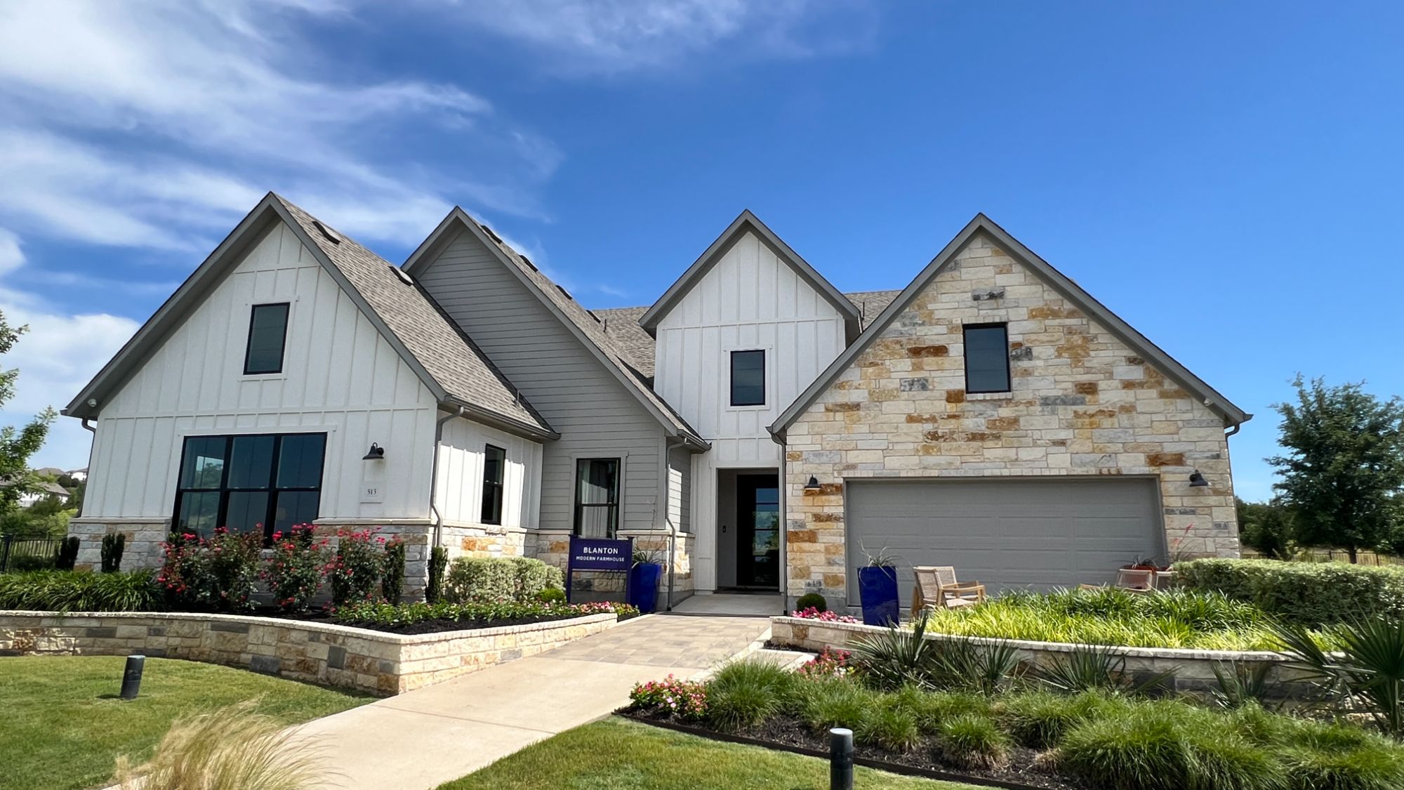 Blanton model home in the Orchard Collection at Regency at Santa Rita Ranch in Liberty Hill Texas