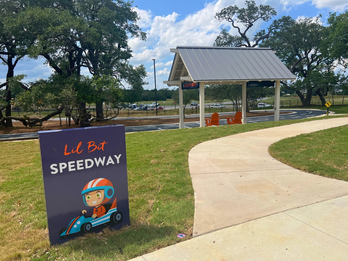 Little Bit Speedway track at The Paddock in Saddleback at Santa Rita Ranch Liberty Hill Texas