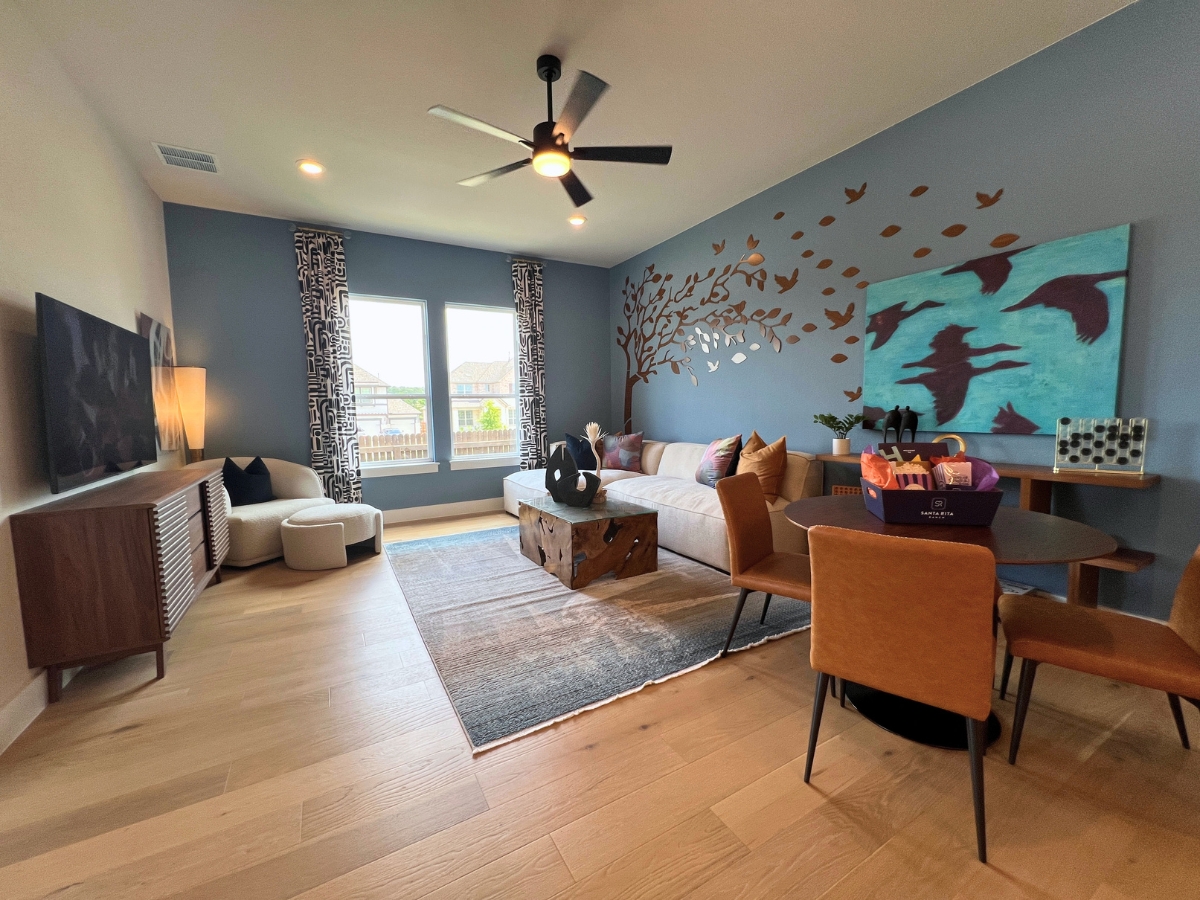 Flex space and secondary suite in GFO home at Saddleback Santa Rita Ranch Liberty Hill Texas