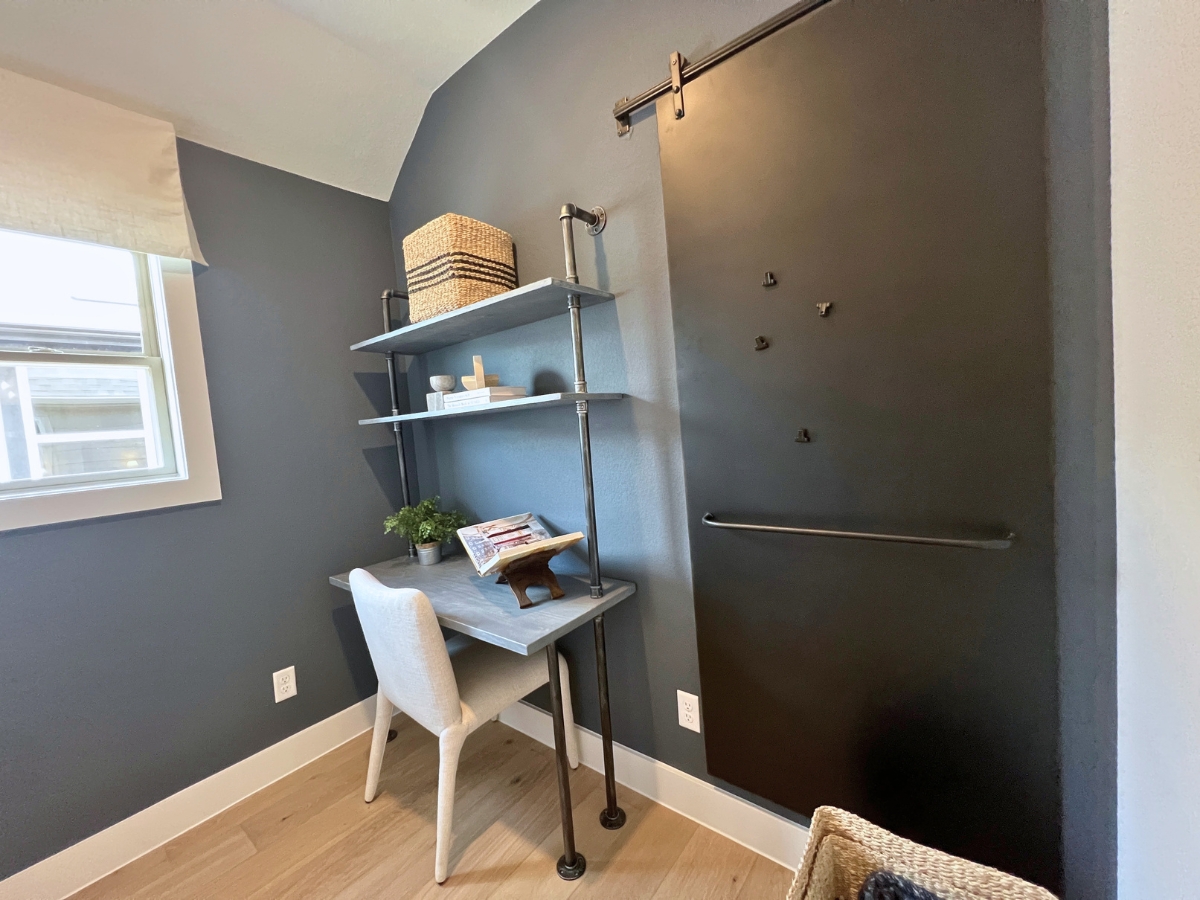 Office nook in Pulte home at Saddleback Santa Rita Ranch Liberty Hill Texas