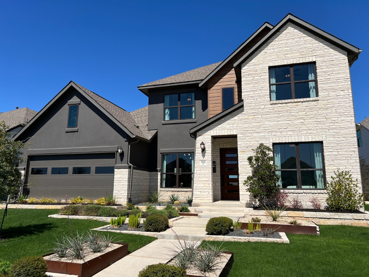 Coventry Homes model home in Santa Rita Ranch Liberty Hill Texas