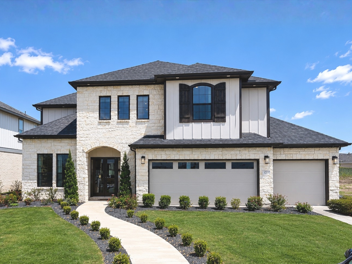 CastleRock Communities model home in Santa Rita Ranch Liberty Hill Texas