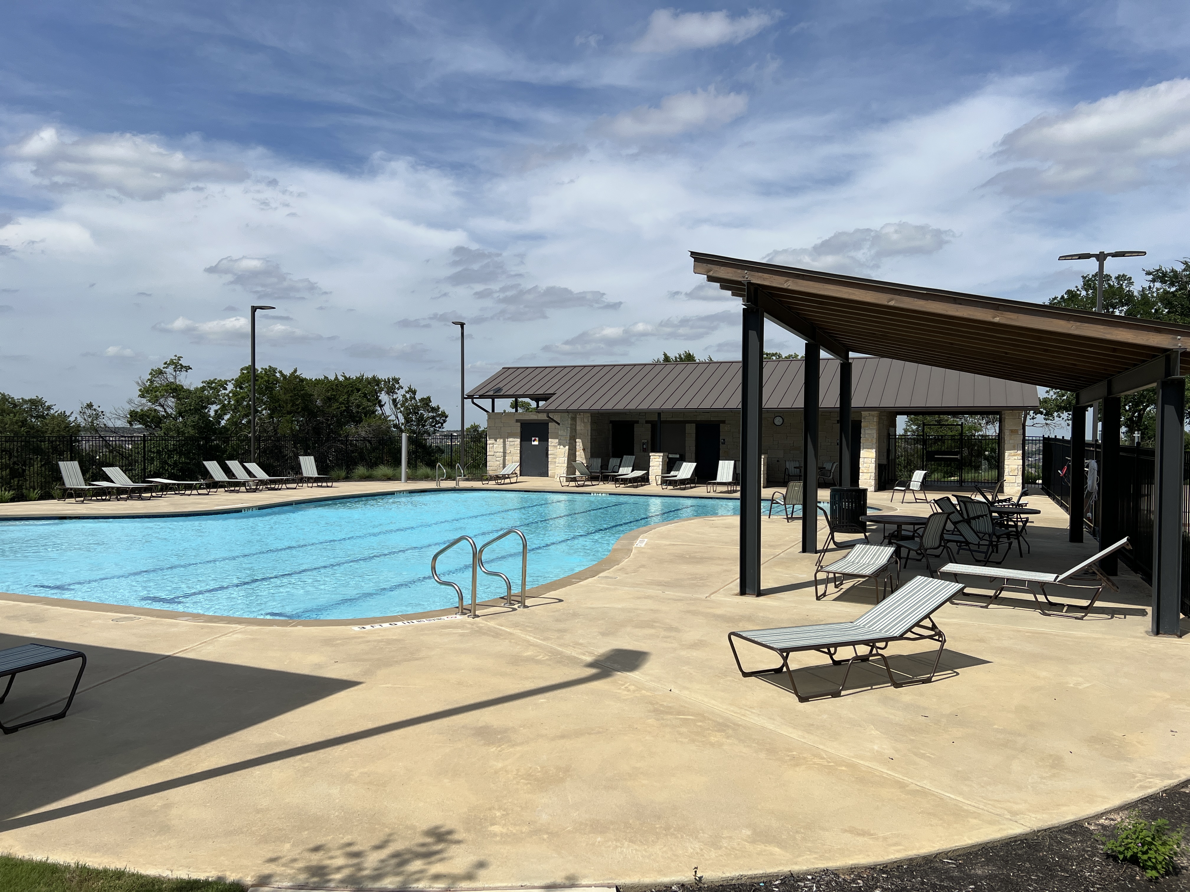 Community pool in Palmera Ridge Leander Texas